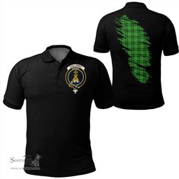 ScotsTee Shop Scottish Galloway District Clan Crest Tartan In Me Scotland In My Bone Soft Cotton Polo Shirts