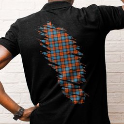 ScotsTee Shop Scottish MacLachlan Ancient Clan Crest Tartan In Me Scotland In My Bone Soft Cotton Polo Shirts