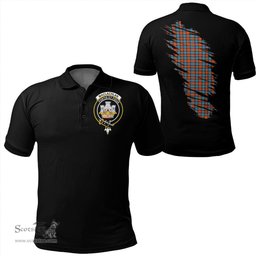 ScotsTee Shop Scottish MacLachlan Ancient Clan Crest Tartan In Me Scotland In My Bone Soft Cotton Polo Shirts
