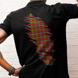 ScotsTee Shop Scottish Forrester Clan Crest Tartan In Me Scotland In My Bone Soft Cotton Polo Shirts