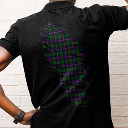 ScotsTee Shop Scottish Morrison Modern Clan Crest Tartan In Me Scotland In My Bone Soft Cotton Polo Shirts
