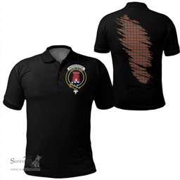 ScotsTee Shop Scottish MacNaughton Ancient Clan Crest Tartan In Me Scotland In My Bone Soft Cotton Polo Shirts