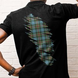 ScotsTee Shop Scottish Paisley District Clan Crest Tartan In Me Scotland In My Bone Soft Cotton Polo Shirts
