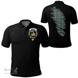 ScotsTee Shop Scottish Paisley District Clan Crest Tartan In Me Scotland In My Bone Soft Cotton Polo Shirts