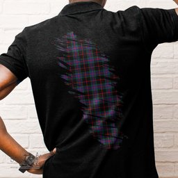 ScotsTee Shop Scottish Nairn Clan Crest Tartan In Me Scotland In My Bone Soft Cotton Polo Shirts