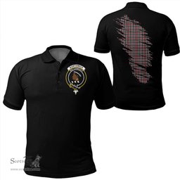 ScotsTee Shop Scottish Borthwick Ancient Clan Crest Tartan In Me Scotland In My Bone Soft Cotton Polo Shirts