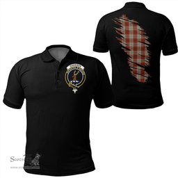 ScotsTee Shop Scottish Davidson Dress Dancers Clan Crest Tartan In Me Scotland In My Bone Soft Cotton Polo Shirts