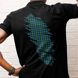 ScotsTee Shop Scottish Lyon Clan Clan Crest Tartan In Me Scotland In My Bone Soft Cotton Polo Shirts