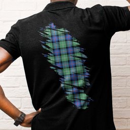 ScotsTee Shop Scottish Sutherland Old Ancient Clan Crest Tartan In Me Scotland In My Bone Soft Cotton Polo Shirts