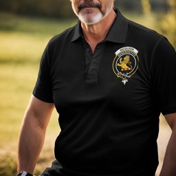 ScotsTee Shop Scottish Nicolson Ancient Clan Crest Tartan In Me Scotland In My Bone Soft Cotton Polo Shirts