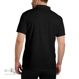 ScotsTee Shop Scottish Hepburn Clan Scottish Clans Crest Soft Cotton Polo Shirt