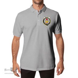 ScotsTee Shop Scottish MacColl Clan Scottish Clans Crest Soft Cotton Polo Shirt