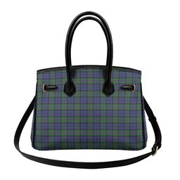 Scottish Baird Modern Tartan Lock Tote Handbag Women's Purse