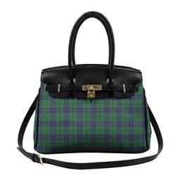 Scottish Austin Tartan Lock Tote Handbag Women's Purse