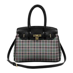 Scottish Innes Dress Tartan Lock Tote Handbag Women's Purse