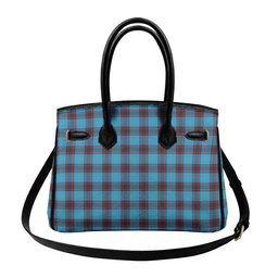 Scottish Hume Ancient Tartan Lock Tote Handbag Women's Purse