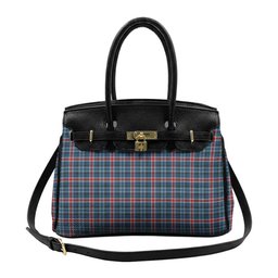 Scottish Gandy of Myrton Tartan Lock Tote Handbag Women's Purse
