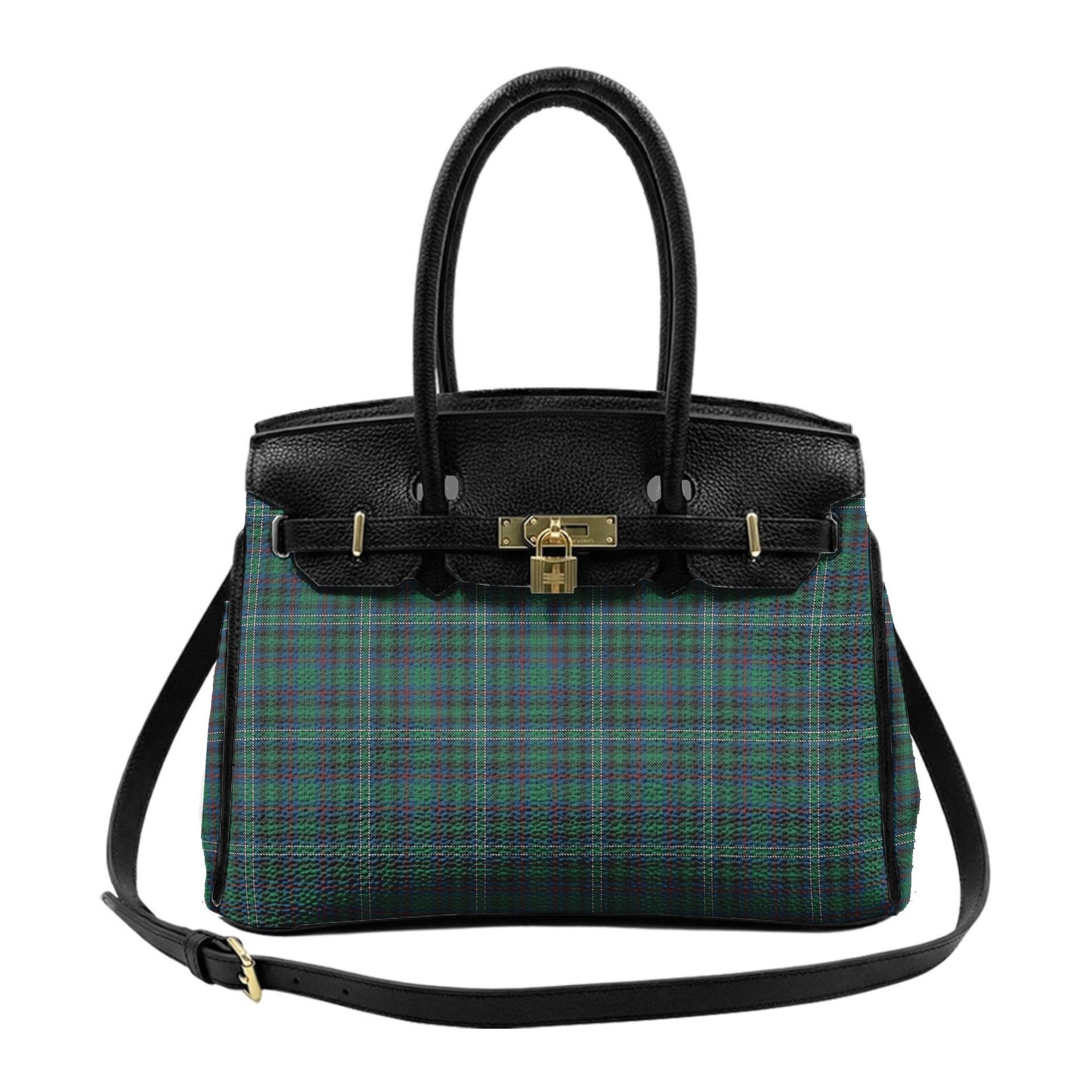 Scottish Killen Tartan Lock Tote Handbag Women's Purse