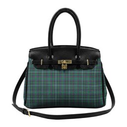 Scottish Killen Tartan Lock Tote Handbag Women's Purse