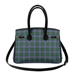 Scottish Hughes Tartan Lock Tote Handbag Women's Purse