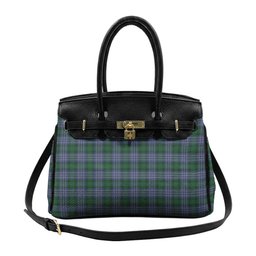 Scottish Hughes Tartan Lock Tote Handbag Women's Purse