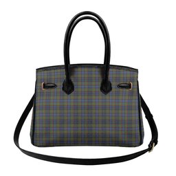 Scottish MacClellan Tartan Lock Tote Handbag Women's Purse