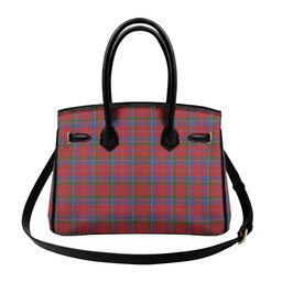 Scottish MacDonald of Glenaladale Tartan Lock Tote Handbag Women's Purse