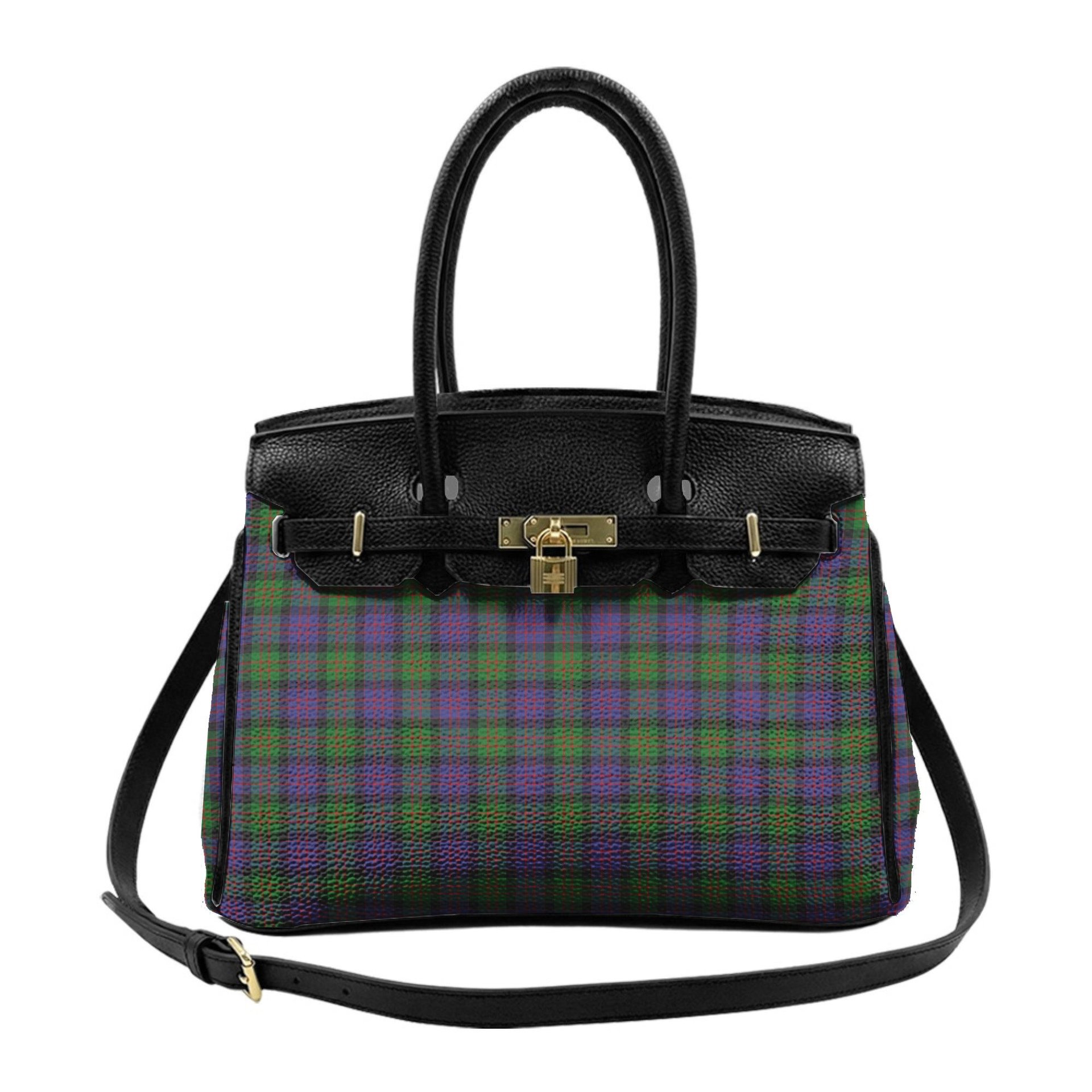 Scottish MacBrayne Tartan Lock Tote Handbag Women's Purse