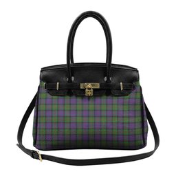 Scottish MacBrayne Tartan Lock Tote Handbag Women's Purse