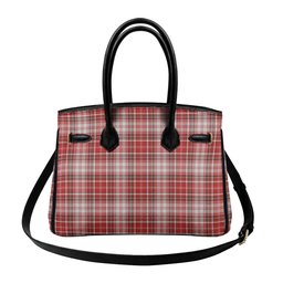 Scottish MacDougall Dress Tartan Lock Tote Handbag Women's Purse