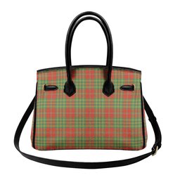 Scottish Leask Ancient Tartan Lock Tote Handbag Women's Purse