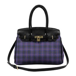 Scottish MacIver of Strome Tartan Lock Tote Handbag Women's Purse