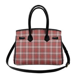 Scottish MacDougal Dress Tartan Lock Tote Handbag Women's Purse