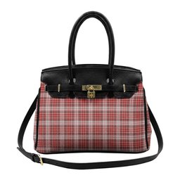Scottish MacDougal Dress Tartan Lock Tote Handbag Women's Purse
