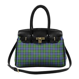 Scottish Paterson SC Tartan Lock Tote Handbag Women's Purse