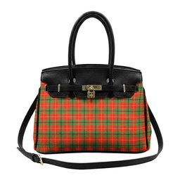 Scottish Turnbull SC Tartan Lock Tote Handbag Women's Purse