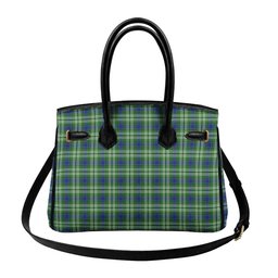 Scottish Spottiswood Tartan Lock Tote Handbag Women's Purse