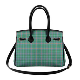 Scottish Young Ancient Clan Tartan Lock Tote Handbag Women's Purse