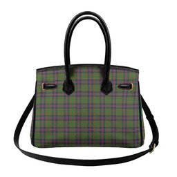 Scottish Cochrane Crest Tartan Lock Tote Handbag Women's Purse