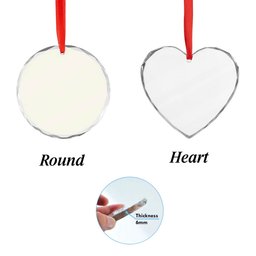 Bindon Irish Tartan Crest Christmas Glass Circle Ornament Shamrock Flowers Wreath