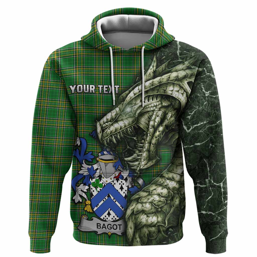 Bagot Irish Clan Hoodie Irish Roots Dragon Soul