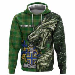 Acotes Irish Clan Hoodie Irish Roots Dragon Soul