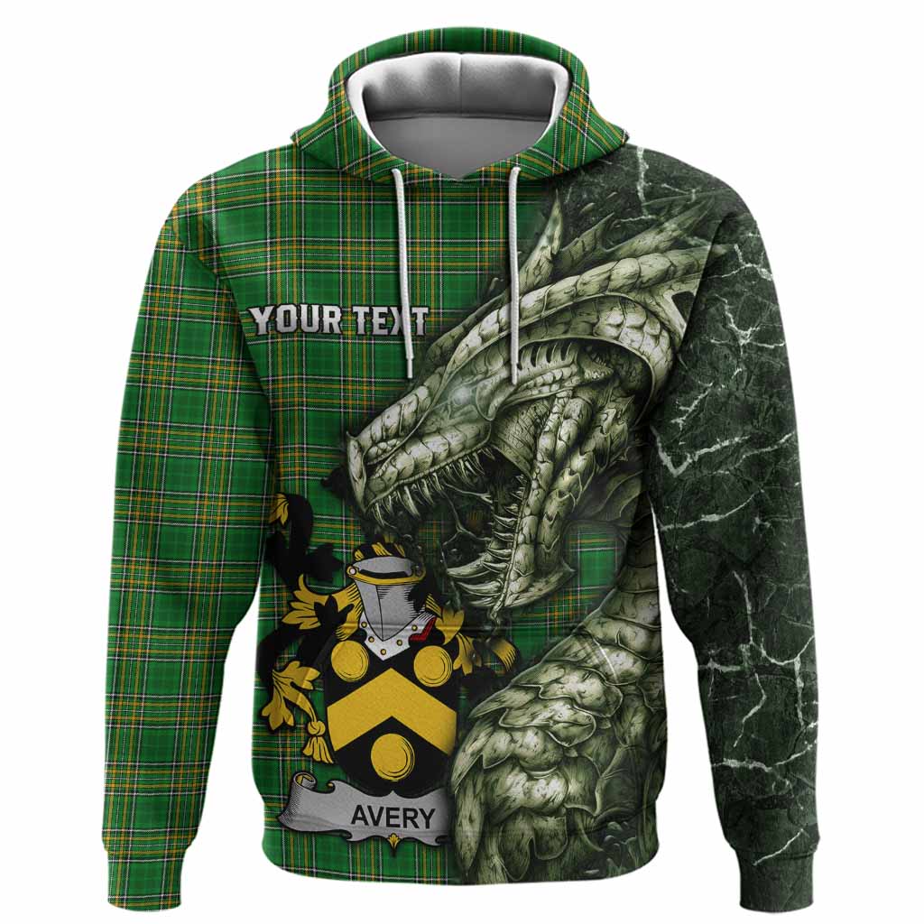 Avery Irish Clan Hoodie Irish Roots Dragon Soul