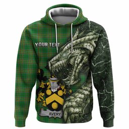 Avery Irish Clan Hoodie Irish Roots Dragon Soul