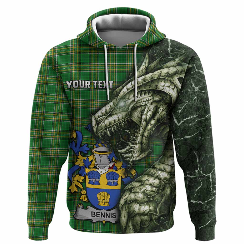 Bennis Irish Clan Hoodie Irish Roots Dragon Soul
