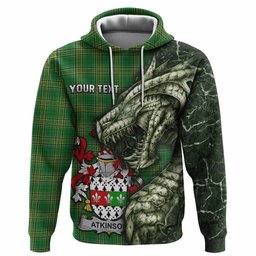 Atkinson Irish Clan Hoodie Irish Roots Dragon Soul