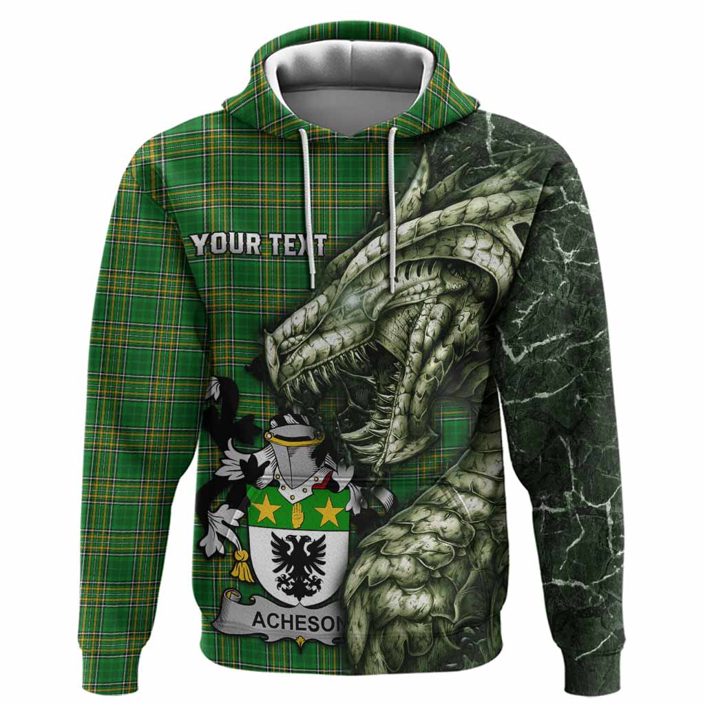 Acheson Irish Clan Hoodie Irish Roots Dragon Soul