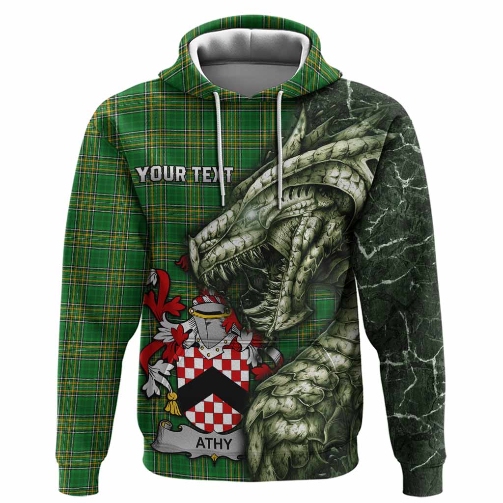 Athy Irish Clan Hoodie Irish Roots Dragon Soul