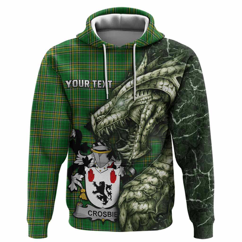 Crosbie Irish Clan Hoodie Irish Roots Dragon Soul