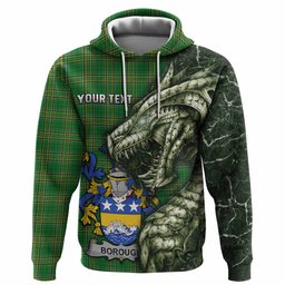 Borough Irish Clan Hoodie Irish Roots Dragon Soul